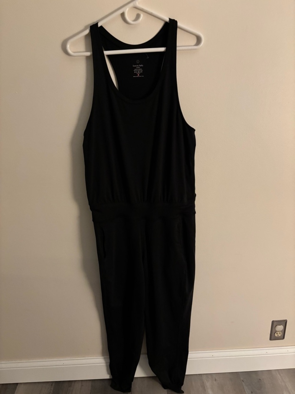 Sweaty Betty Black Sleeveless Jumpsuit